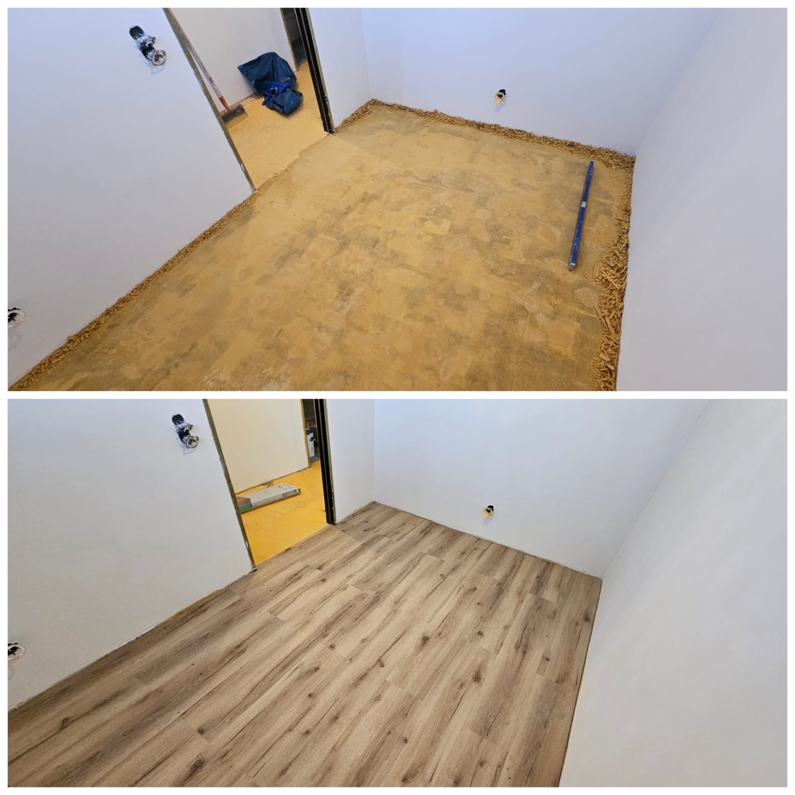Zufriedene Kunden nach der Renovierung in Eigenleistung